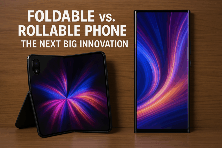 Foldable vs. Rollable Phones