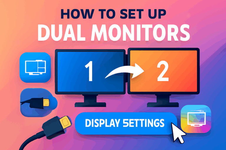 How to Set Up Dual Monitors