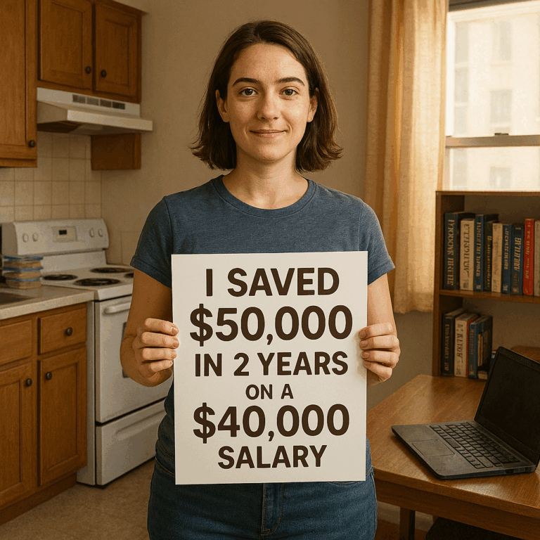 I Saved $50,000 in 2 Years on a $40,000 Salary