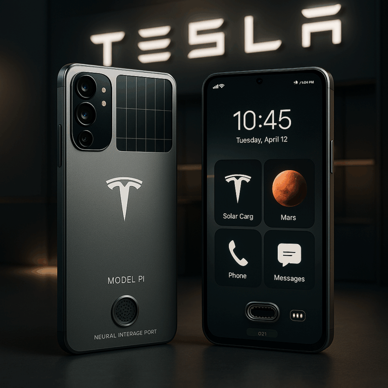 Tesla Phone Model Pi