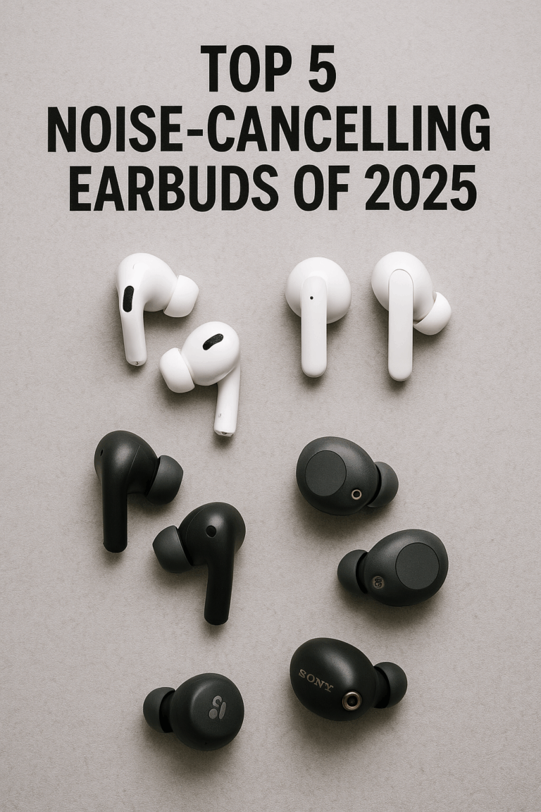 Top 5 Noise-Cancelling Earbuds