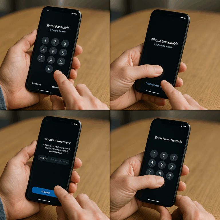 Resetting Your Forgotten Phone Password