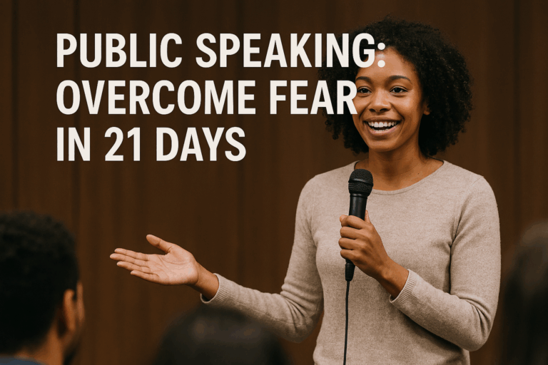 Public Speaking: Overcome Fear in 21 Days 🎤✨